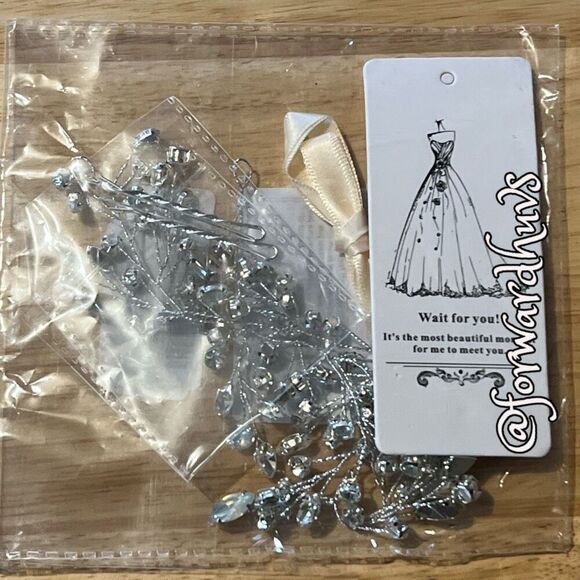 8 pc Decorative Bridal Hair Accessory Lot - Picture 8 of 11